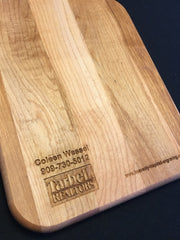 Thick Hardwood Paddle Shape Cutting Board (#99)